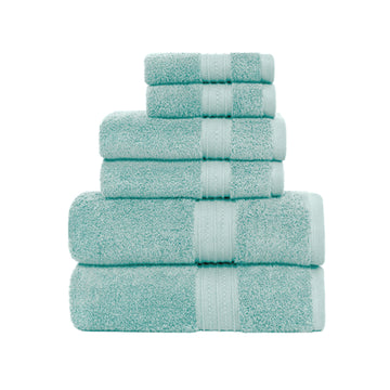 6-Piece Cotton Brentwood Luxury Bath Towels Set