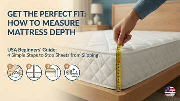 How to Measure Mattress Depth for Fitted Sheet?