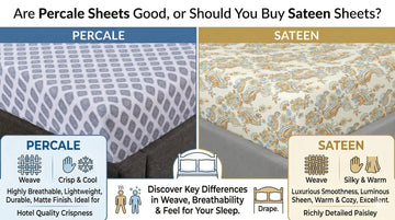 Are Percale Sheets Good, or Should You Buy Sateen Sheets?