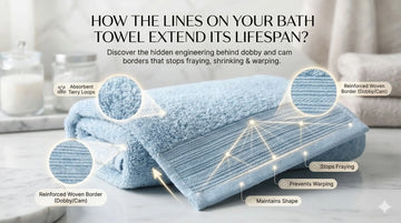How the Lines on Your Bath Towel Extend Its Lifespan?