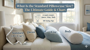 What is the Standard Pillowcase Size? The Ultimate Guide & Chart