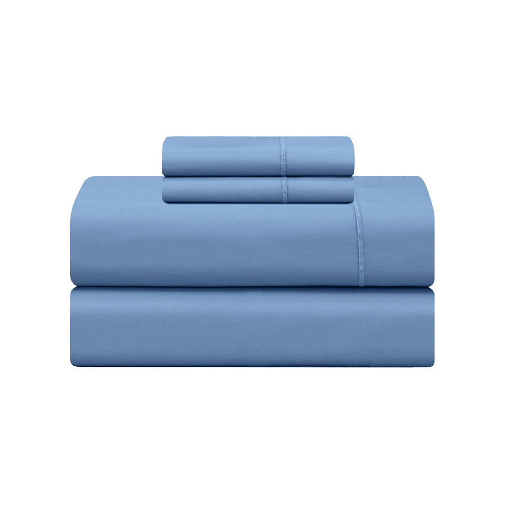 Queen-Size Cotton Sateen Fitted Sheet