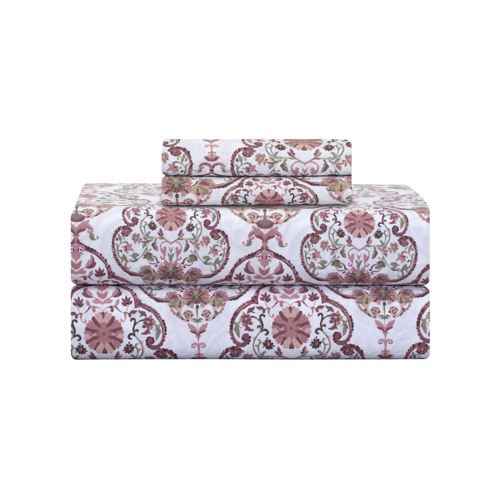 King-Size Cotton Sateen Fitted Sheet