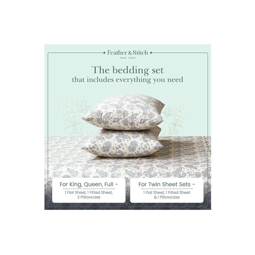 300 Thread Count Classic Percale Sheets Set