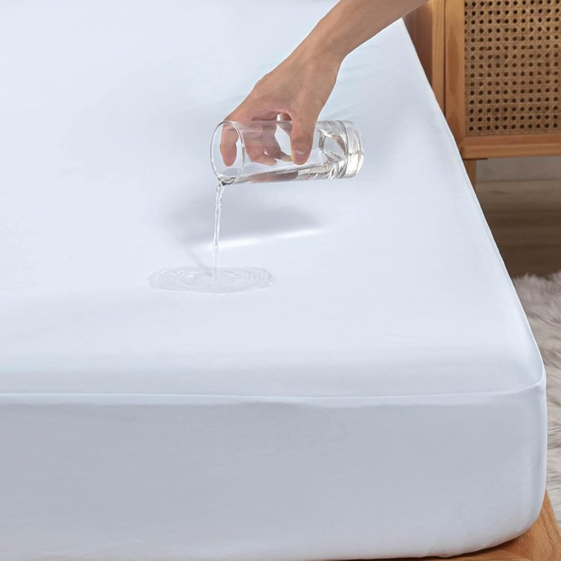 Premium Waterproof Five - Sided Mattress Cover