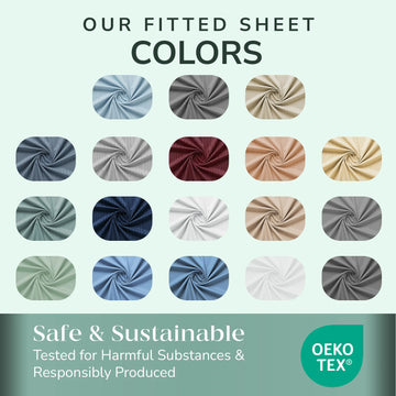 500 Thread Count Damask Stripe Fitted Sheet