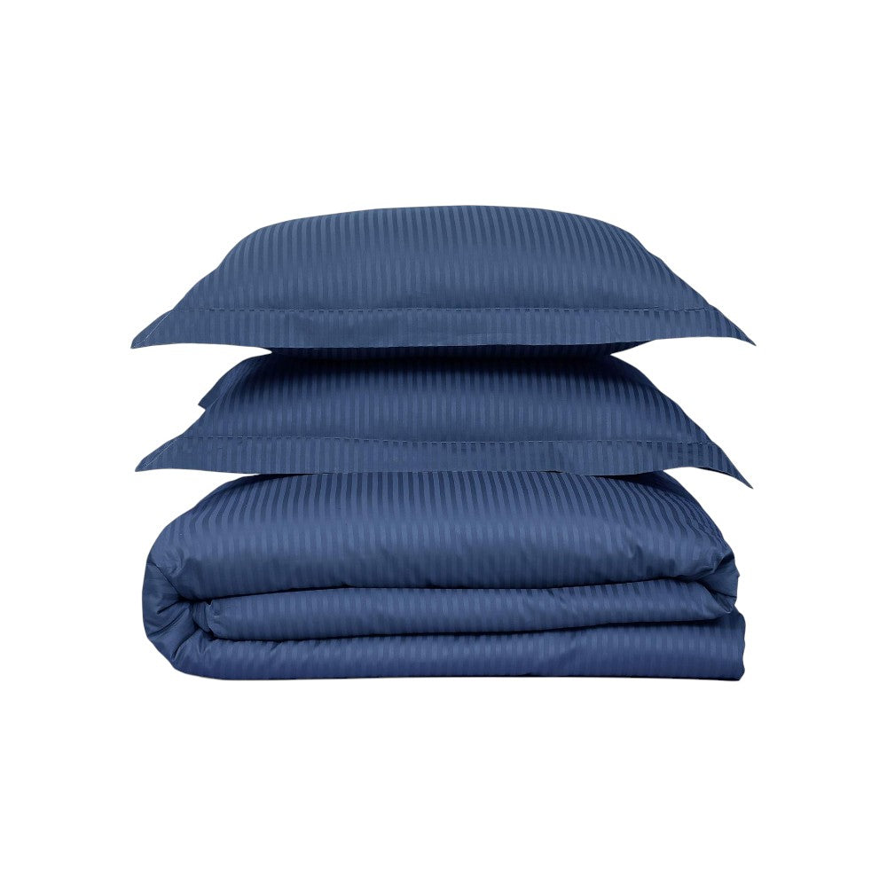 500 Thread Count Damask Stripe Duvet Cover