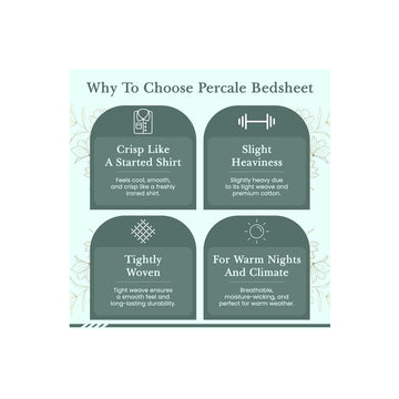 300 Thread Count Classic Percale Sheets Set