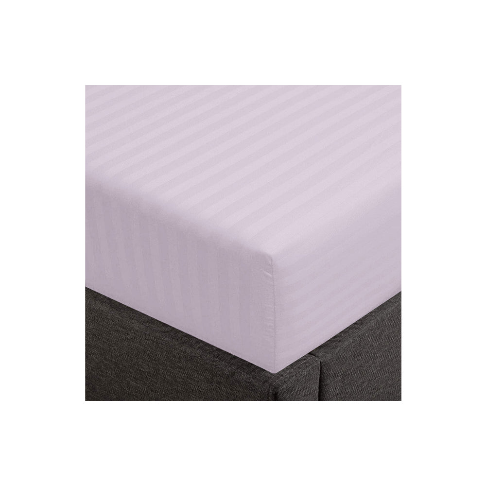 Queen-Size Cotton Sateen Fitted Sheet