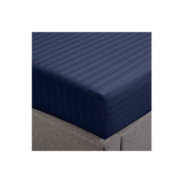 500 Thread Count Damask Stripe Fitted Sheet