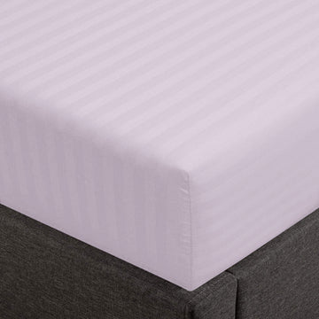 500 Thread Count Damask Stripe ONLY Fitted Sheet (ONLY 1 piece fitted sheet )