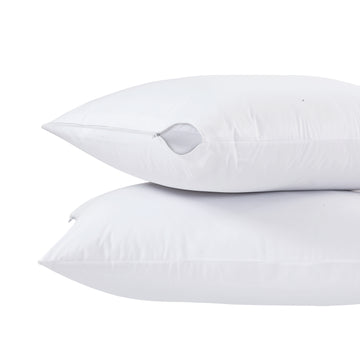 Waterproof Pillow Protector Zippered  – Bed Bug Proof Pillow Encasement