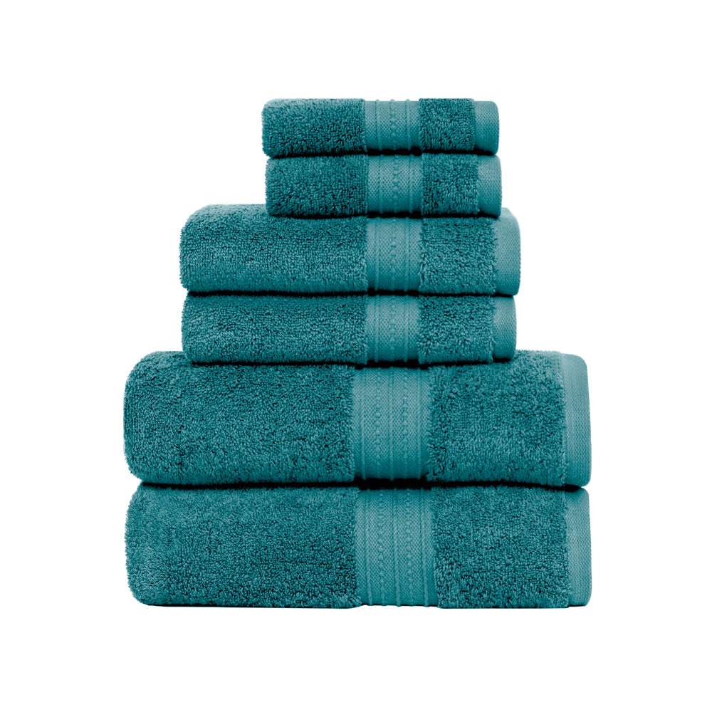 6-Piece Cotton Brentwood Luxury Bath Towels Set