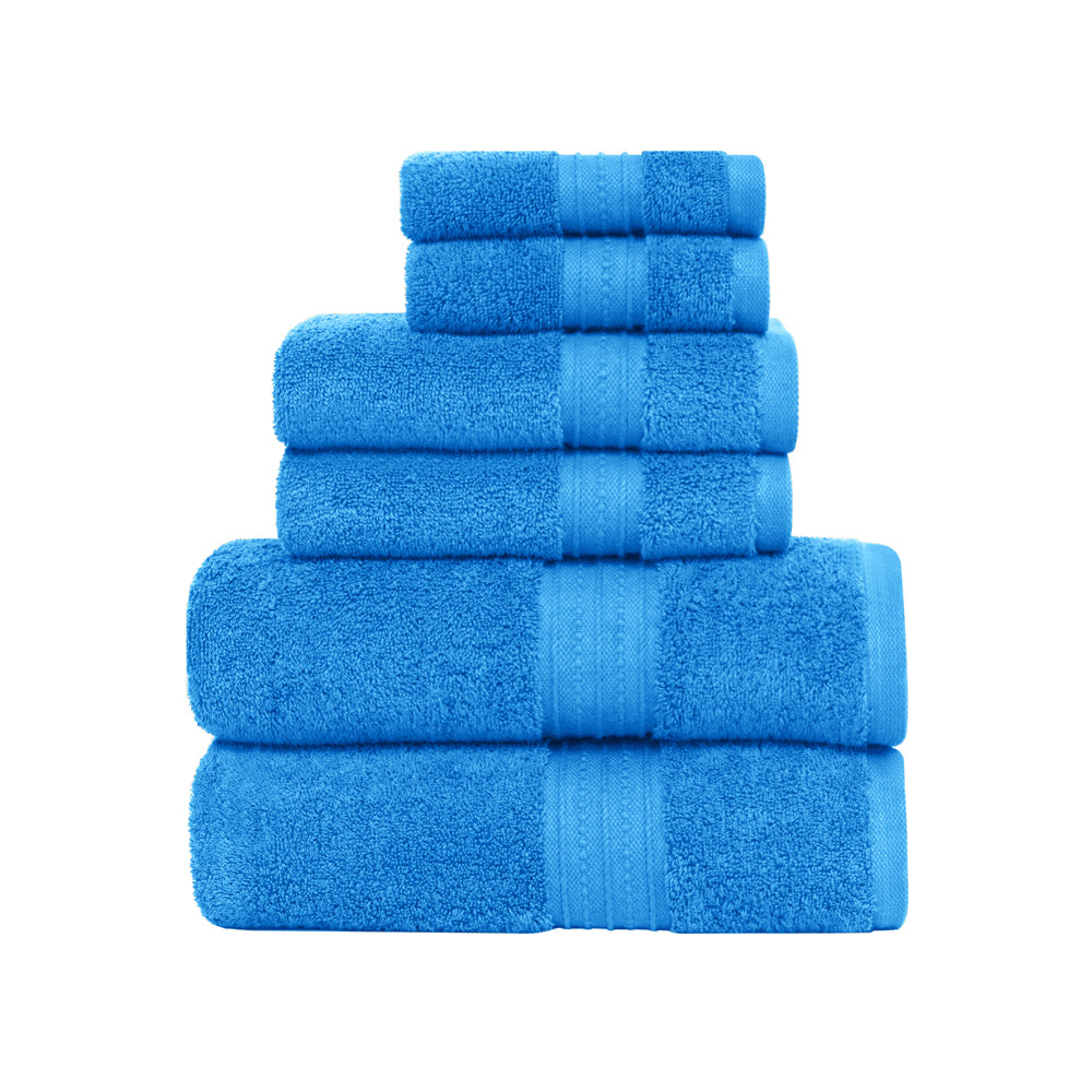 6-Piece Cotton Brentwood Luxury Bath Towels Set