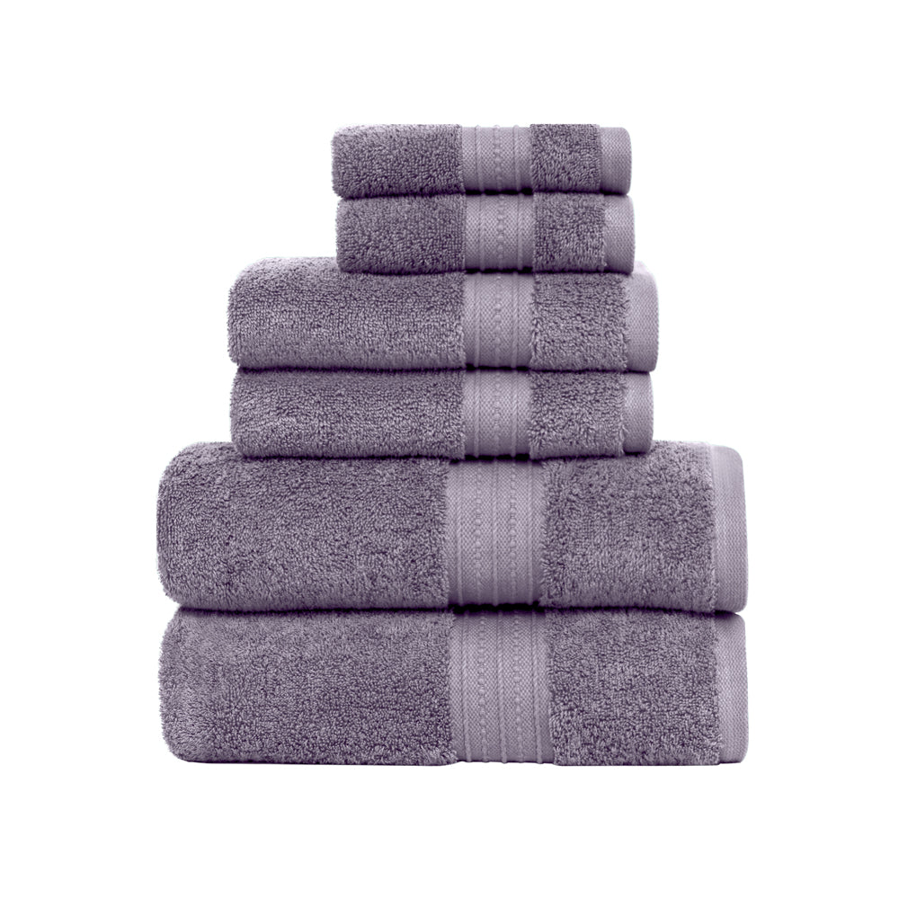 6-Piece Cotton Brentwood Luxury Bath Towels Set