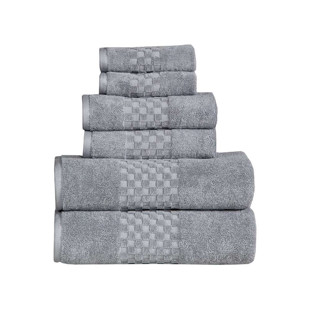 6-Piece Cotton Premium LUNA Bath Towels Set