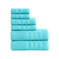 6-Piece Cotton Premium WAFFLE Bath Towels Set