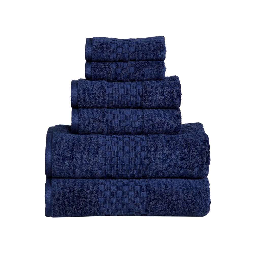 6-Piece Cotton Premium LUNA Bath Towels Set