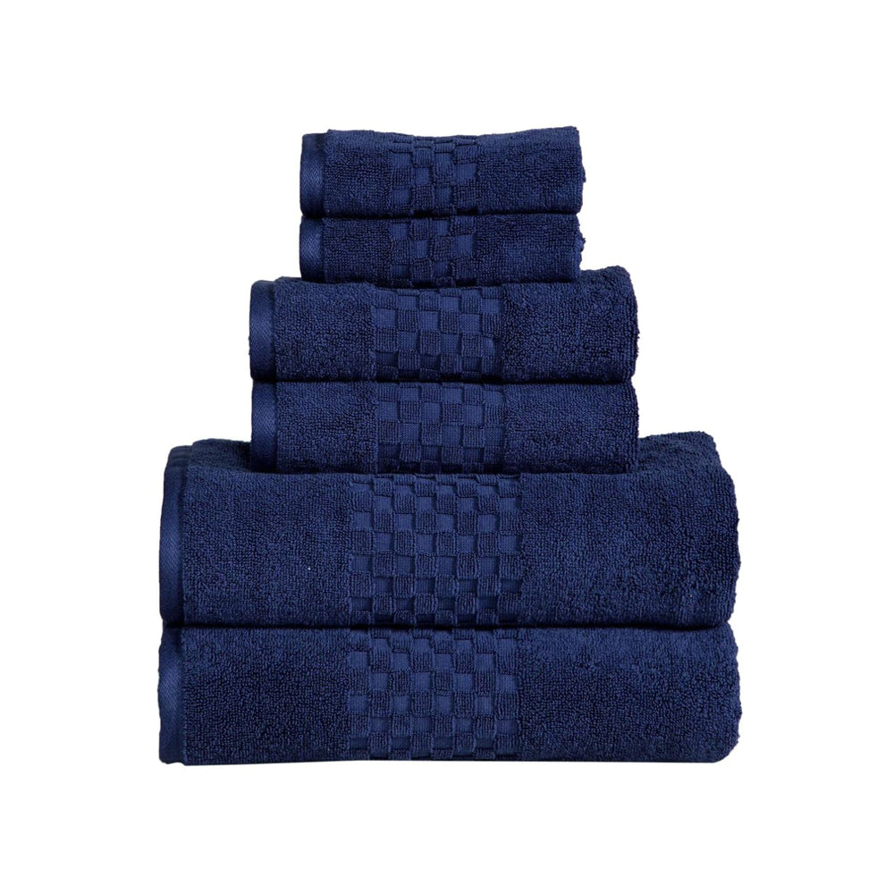 6-Piece Cotton Premium LUNA Bath Towels Set